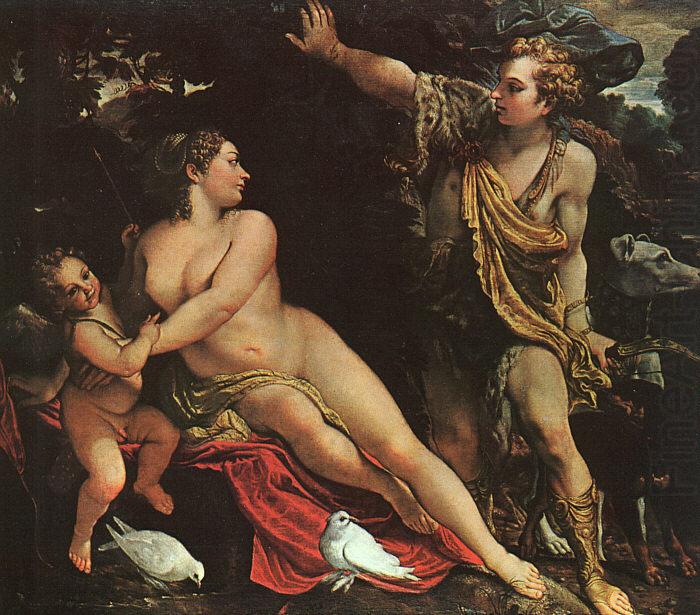 Annibale Carracci Venus, Adonis and Cupid china oil painting image